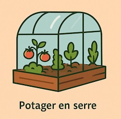 Potager en serre